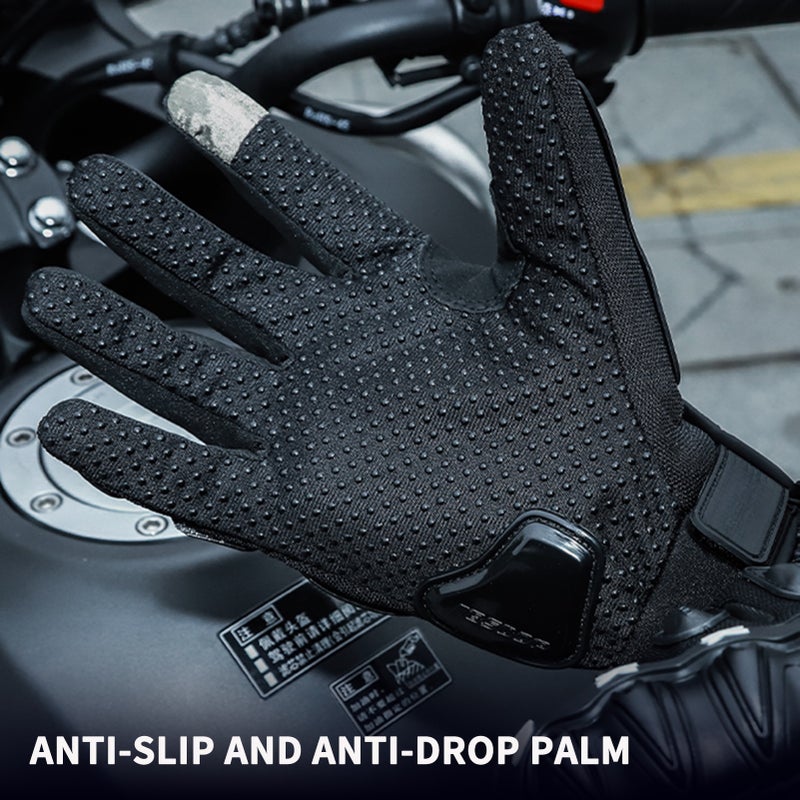 BSDDP Motorcycle Riding Gloves Rider Anti-slip Anti-drop Four-season Universal Outdoor Breathable Touch Screen Gloves - Image 4