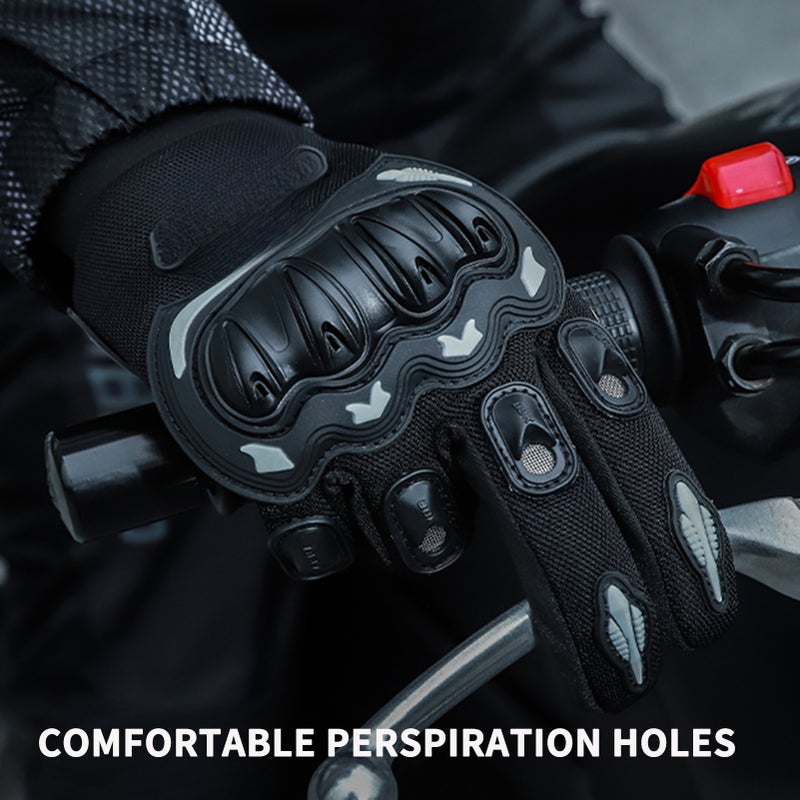 BSDDP Motorcycle Riding Gloves Rider Anti-slip Anti-drop Four-season Universal Outdoor Breathable Touch Screen Gloves - Image 5