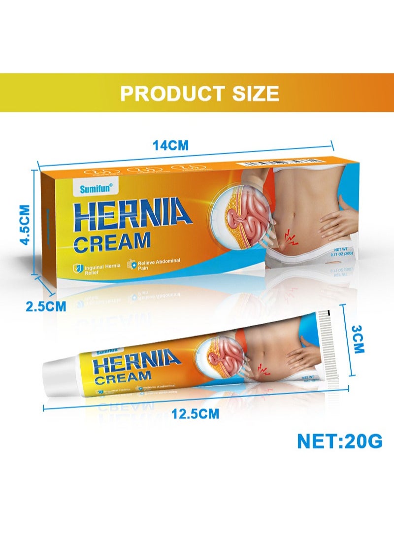 Sumifun - Hernia Cream，Hernia Treatment Ointment Decrease Abdominal Wall Pressure Ointment for Body Health Treatment（20g） - Image 1