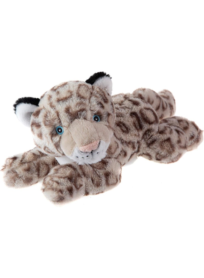 Wild Republic EcoKins Snow Leopard Stuffed Animal 12 inch, Eco Friendly Gifts for Kids, Plush Toy, Handcrafted Using 16 Recycled Plastic Water Bottles - Image 3