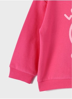 LC WAIKIKI Crew Neck Printed Long Sleeve Girl Sweatshirt  - Image 4