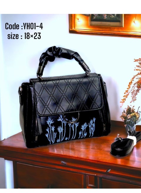 Ladies Shoulder & Hand Bag Lecture Design Faux Leather