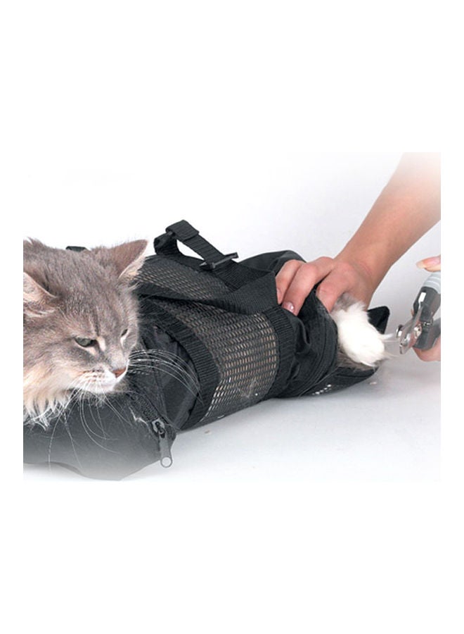 Loquat Portable Cat Grooming Beauty Pet Bag Black - Image 5