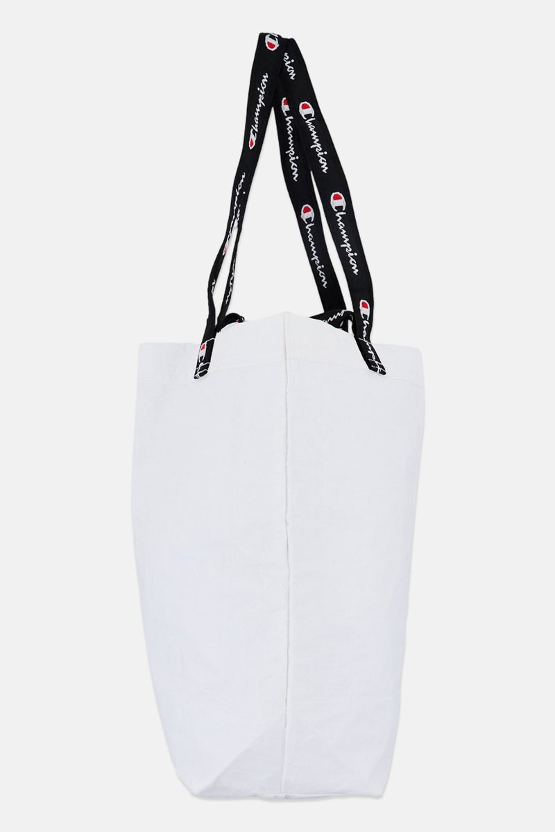 Champion Women Embroidered Logo Tote Bag, White - Image 2