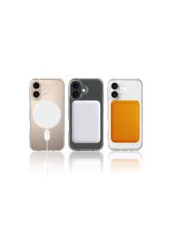 Apple iPhone 17 5G 2025 Magnetic Case, Slim Transparent Flexible TPU Shockproof Magsafe Back Phone Case (MCTPTN) - Clear - Image 2
