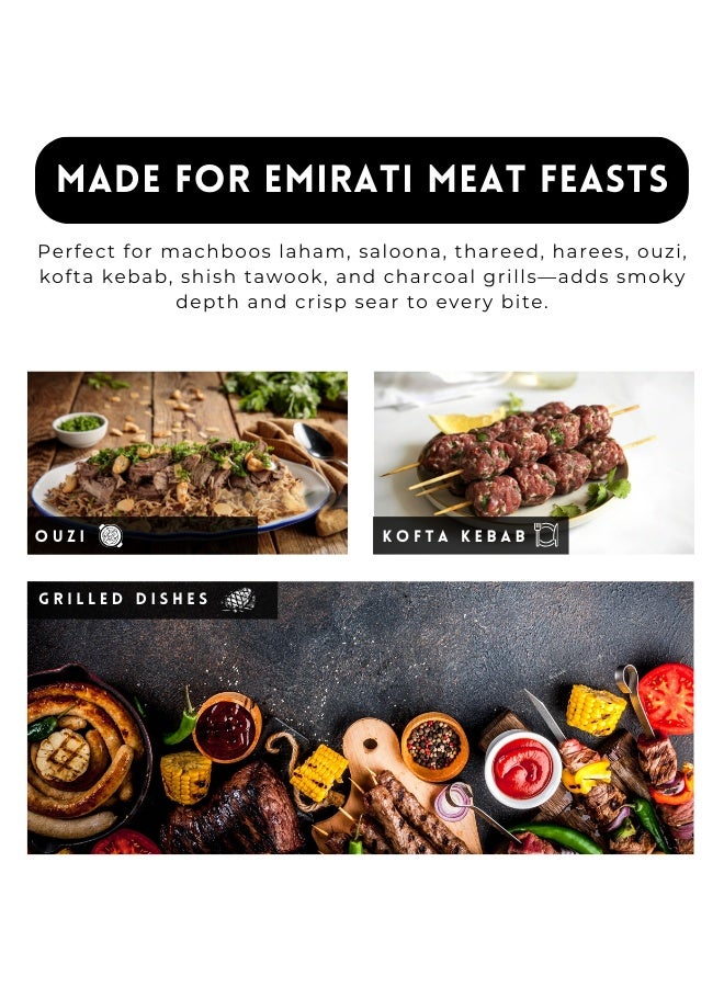 أباميك توابل ألاسكا للحوم من أوافي ميل | مزيج توابل لذيذ بنكهة الحمضيات لسمك السلمون والمأكولات البحرية والدجاج ولحم الخنزير وشرائح اللحم والبرغر والمشويات وألواح الأرز والشواية - 100 غرام | 3.5 أونصة - Image 5