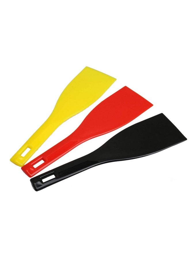 Mxfans 5 Pieces 285X77Mm Multicolor Plastic Spatulas Ink Scoop Screen Printing Shovel  - Image 2