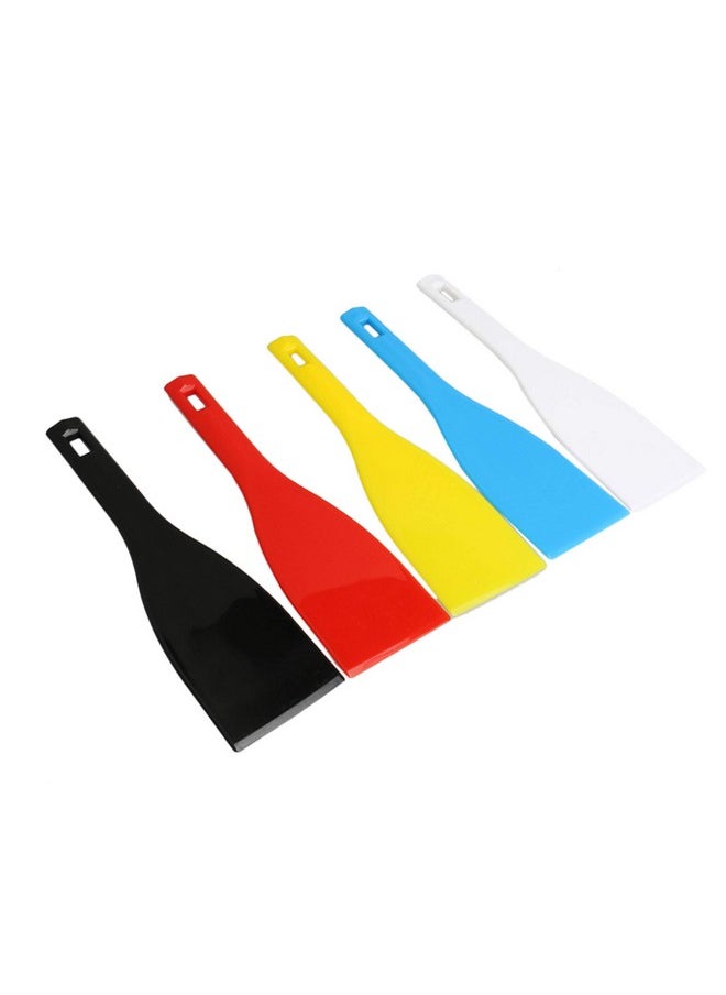 Mxfans 5 Pieces 285X77Mm Multicolor Plastic Spatulas Ink Scoop Screen Printing Shovel  - Image 1