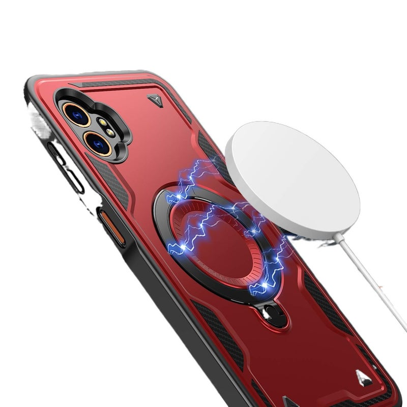 MagSafe Case | Shockproof Cover for Samsung Galaxy A55 | Kickstand | TPU+PC Drop Protection - Image 2