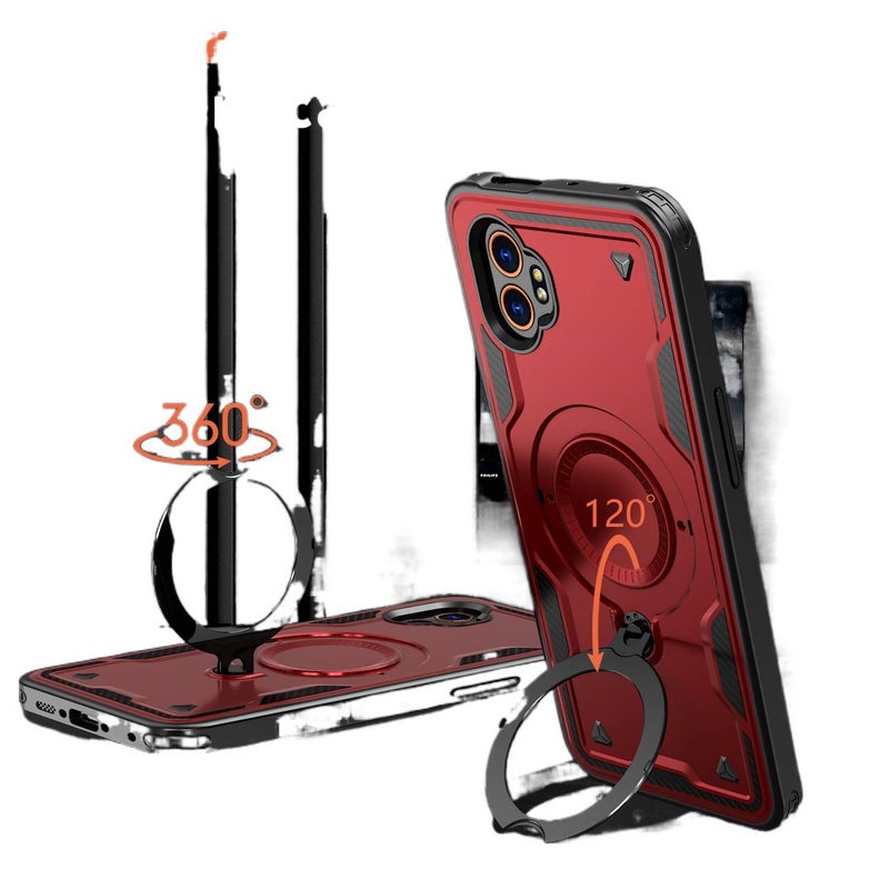 MagSafe Case | Shockproof Cover for Samsung Galaxy A55 | Kickstand | TPU+PC Drop Protection - Image 4