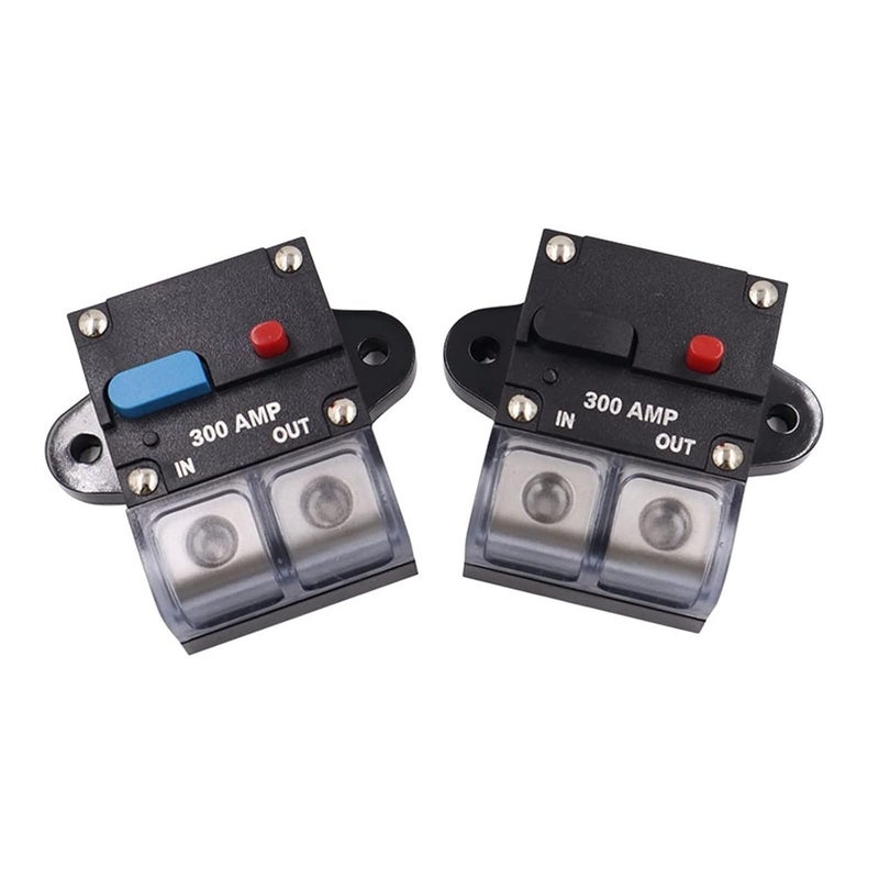 AMP Circuit Breaker Fuse Reset Car Boat Waterproof Security Fuse Accessories Vehicle Repair Tool(Black Button 60a) - Image 2