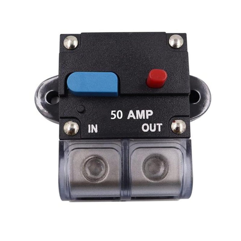 AMP Circuit Breaker Fuse Reset Car Boat Waterproof Security Fuse Accessories Vehicle Repair Tool(Black Button 60a) - Image 3