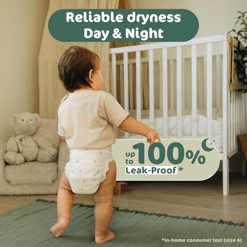 Naty BioEmbrace Baby Diapers Sensitive Skin Safe Certified Leak Protection up to 100 PlantBased Softness Premium Comfort ChlorineFree Size 4 1540 lbs 88 Count - Image 3