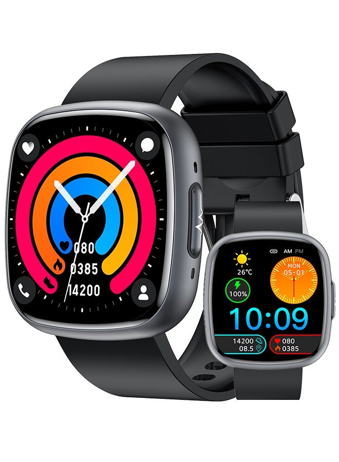 RollsTimi  Men/Women's Bluetooth Smartwatch, 1.75-Inch High-Definition Full-Screen Touch, Support Bluetooth Calls, Exercise Health Sleep Monitoring (Female Menstrual Period Tracking), Multiple Exercise Modes, Multi-Language Mode, RT ET593 - Image 1