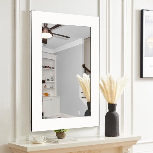 Stickyart White Wallpaper Border Trim Peel and Stick White Border for Bulletin Board Picture Frame Decorations Removable Self Adhesive Wallpaper Borders Mirror Borders for Bathroom Waterproof 3"X197" - Image 2