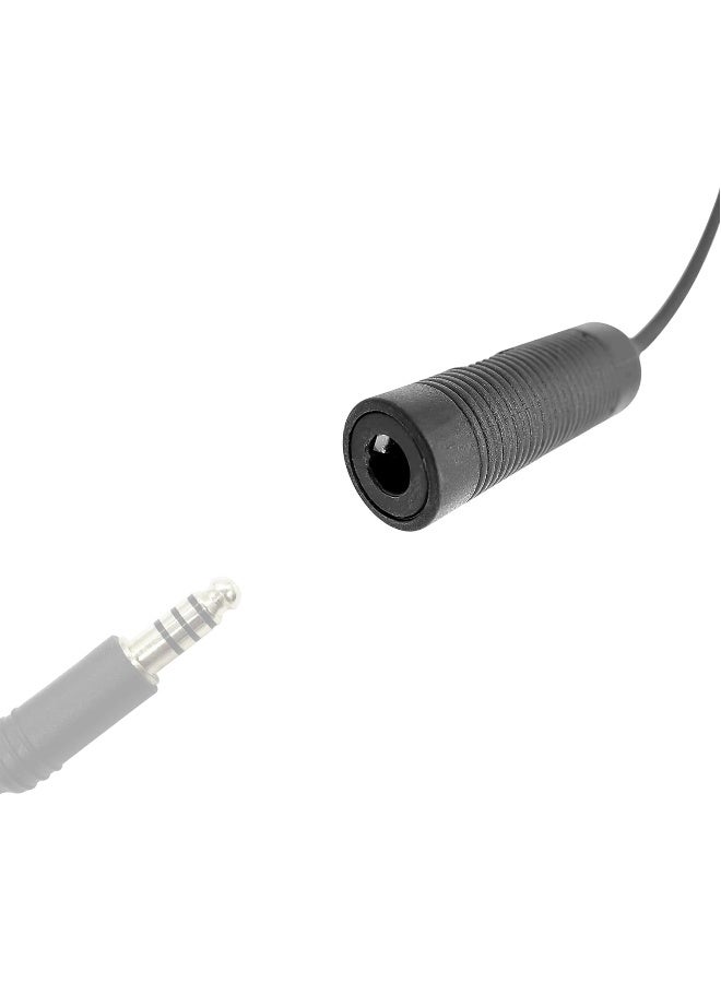 JUYODE U174/U Helicopter Headset to GA Dual Plugs General Aviation Headphone Connector - Image 3