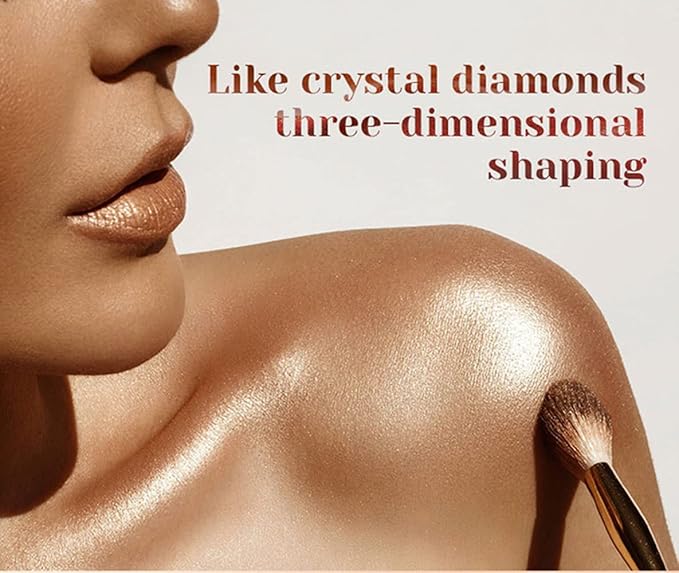 Go Ho زيت الجسم المتلألئ من جو هو - مرطب خفيف متلألئ ومضيء غير لزج - مكياج هايلايتر سائل لجسمك - رذاذ سائل ناعم لمضيء الجسم في الصيف 28 أونصة سائلة 3 برونز ذهبي - Image 4