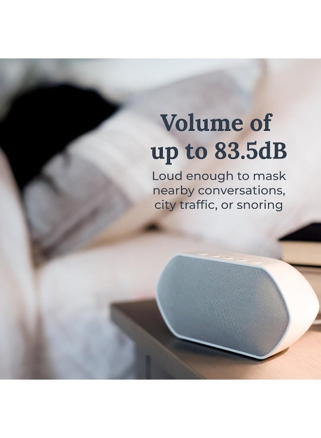 marpac آلة الضوضاء البيضاء للسفر من يوجاسليب ساوندسنتر مع 6 أصوات طبيعية ومؤقت نوم، ضوضاء بنية للاسترخاء، التأمل، خصوصية المكتب ونوم أفضل، ضرورة في حضانة الأطفال والبالغين - Image 4