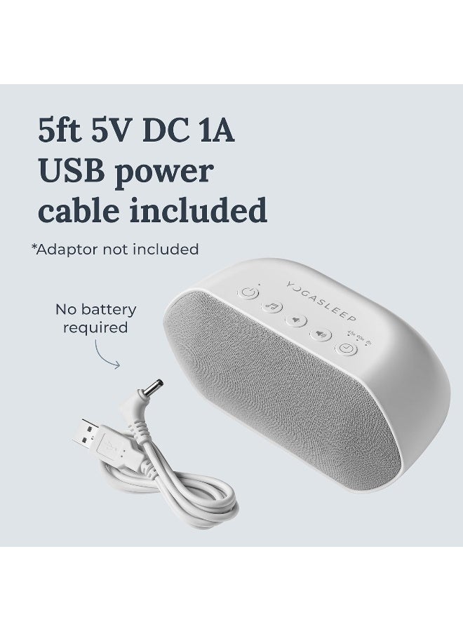 marpac آلة الضوضاء البيضاء للسفر من يوجاسليب ساوندسنتر مع 6 أصوات طبيعية ومؤقت نوم، ضوضاء بنية للاسترخاء، التأمل، خصوصية المكتب ونوم أفضل، ضرورة في حضانة الأطفال والبالغين - Image 5