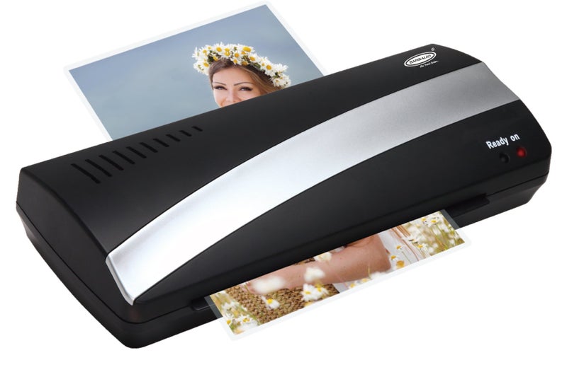Bambalio Hot & Cold Laminator Fully Automatic Upto A4/FC Size (2 Rollers) 1 Year Warranty Black Colour LAM-002 - Image 5