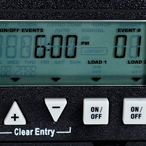 Intermatic ET1125C 24-Hour 30-Amp Electronic Time Switch, 120-277 VAC, NEMA 1, 2-Circuit/30-Amp Rating , Gray - Image 4