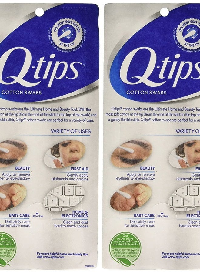 Q-tips 2 x Cotton Swabs, 625 ct - Image 2