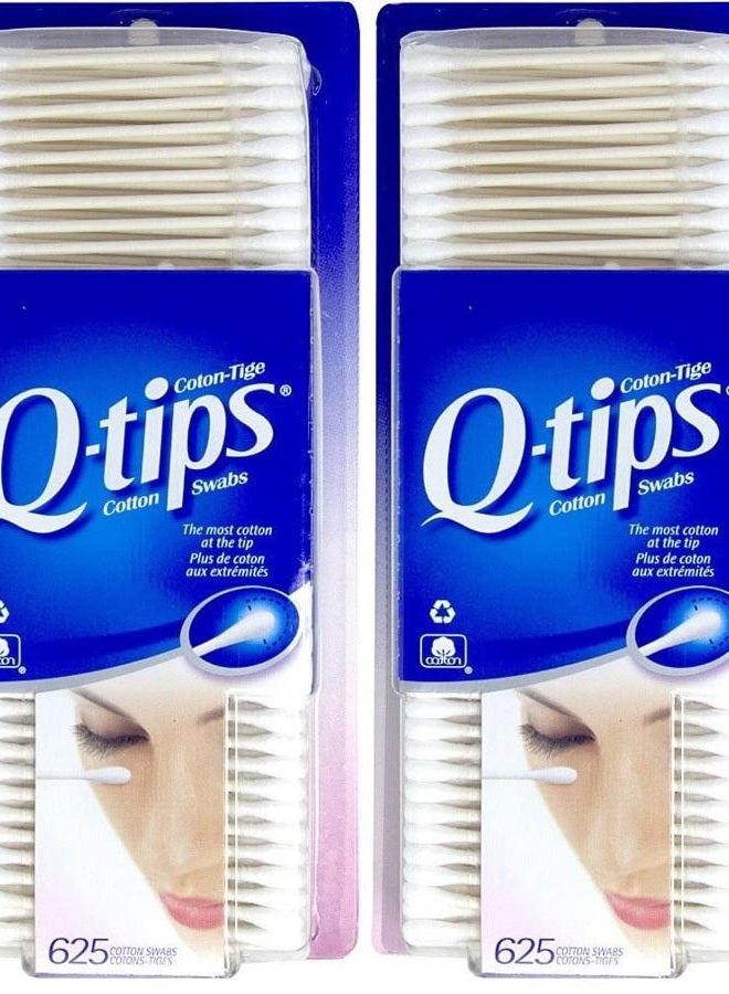 Q-tips 2 x Cotton Swabs, 625 ct - Image 1