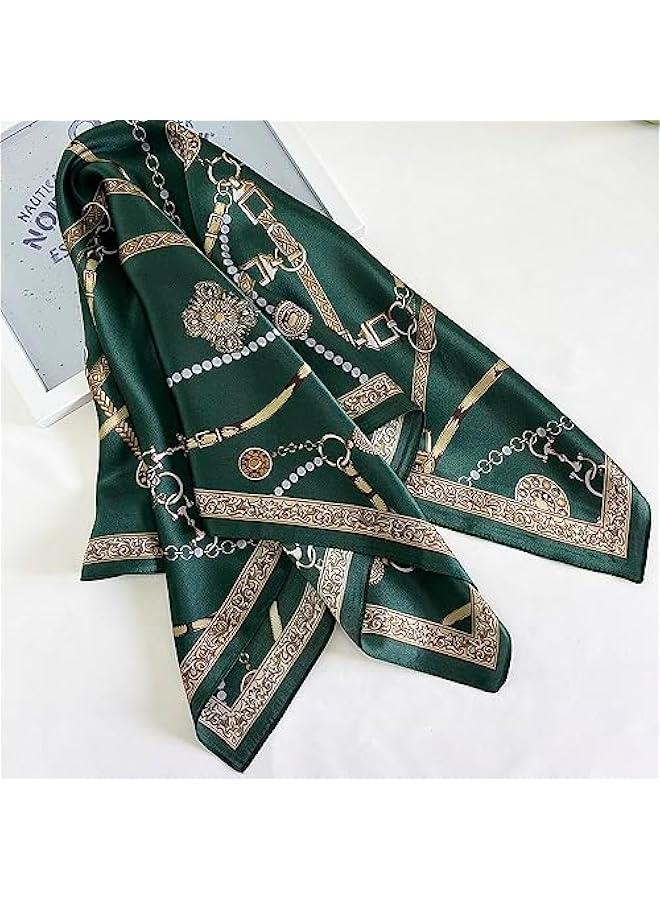 Arabest Luxurious 100% Mulberry Silk Hair Scarf - Stylish 27-Inch Square for Women - Elegant Lightweight Neck Scarf in Gift Box - Image 5