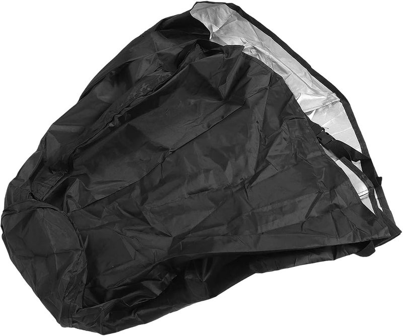 Bewinner Water Proof Dust Proof Sun 600D Oxford Cloth Pool Sand Filter Pump Cover for Above Ground Pumps, 66x62x72cm Heavy Duty Outdoor Pump Protector with Easy Access Zip Opening - Image 2