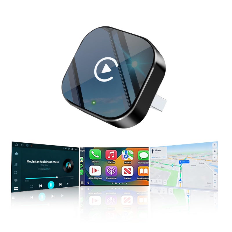 YFDUNV Wireless CarPlay Adapter2026 Upgraded â€“ Suitable for Apple iPhone & Android, with Compact Size, Plug-and-Play Convenience, and Fast, Stable Connection for CarPlay & Android Applications - Image 1