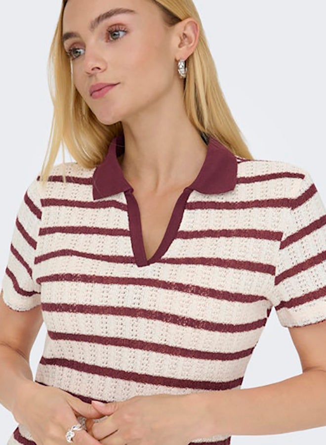 ONLY Onlhalia S/S Collar Top Box Jrs - Image 4
