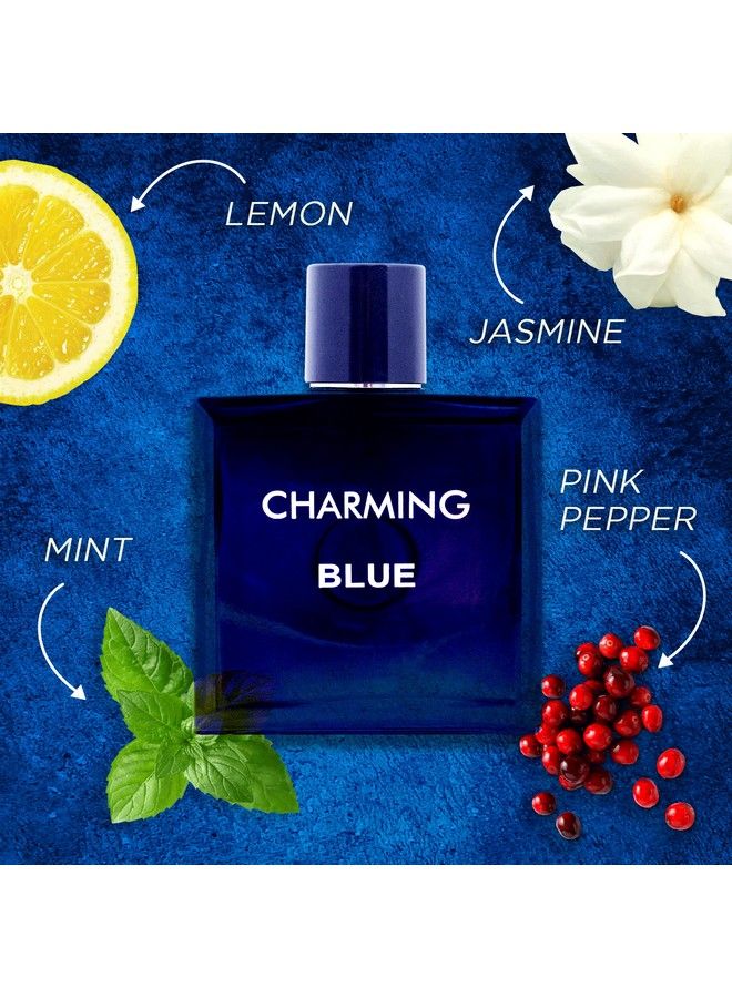 NovoGlow Charming Blue For Men 3.4 Fl. Oz. 100Ml Men - Image 4