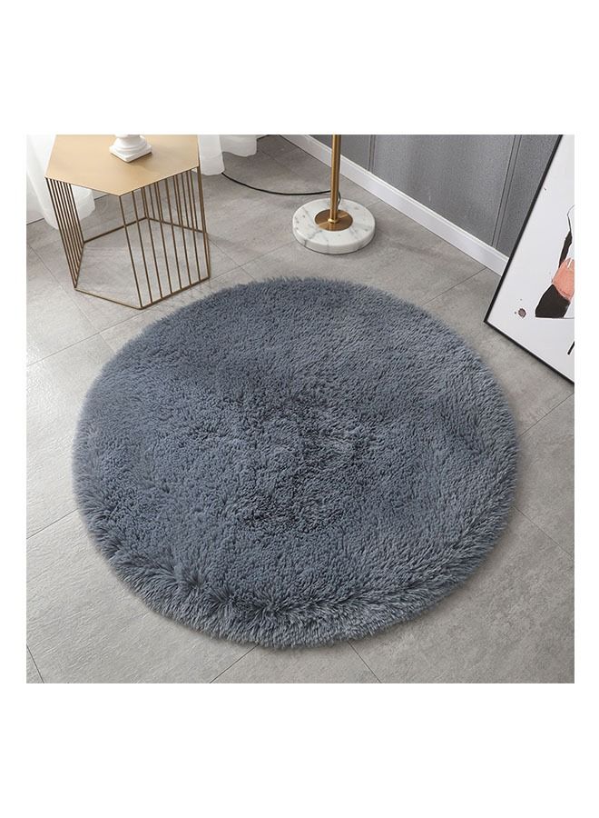 ZCM-HAPPY Upholstery Rug Fluffy Soft Bedroom Round Cushion 100x100cm - Image 1