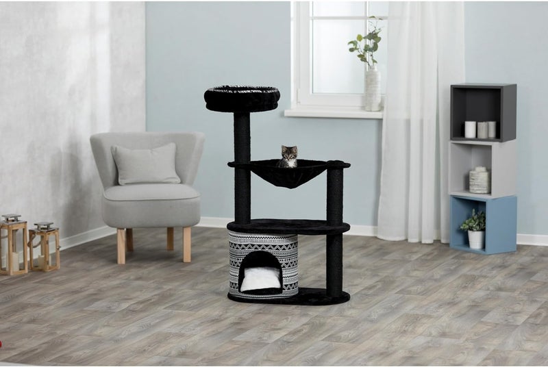 TRIXIE Giada Cat Tower Scratching Post Condo with Removable Cushion Hammock Top Platform Bed 2866 LBS - Image 2