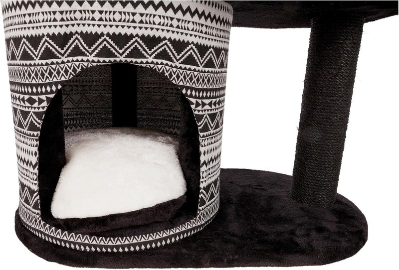 TRIXIE Giada Cat Tower Scratching Post Condo with Removable Cushion Hammock Top Platform Bed 2866 LBS - Image 3