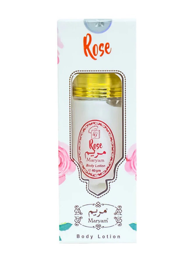 MARYAM Body Lotion 40gm - Rose - Image 1