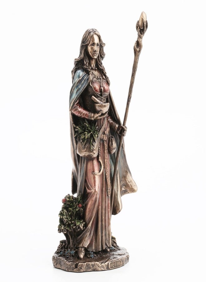 Veronese Design 9 1/2" Eir The Valkyrie of Protection Resin Statue Cast Bronze Finish - Image 3