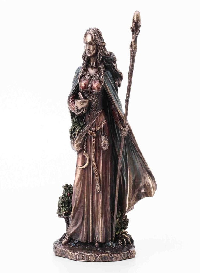 Veronese Design 9 1/2" Eir The Valkyrie of Protection Resin Statue Cast Bronze Finish - Image 2
