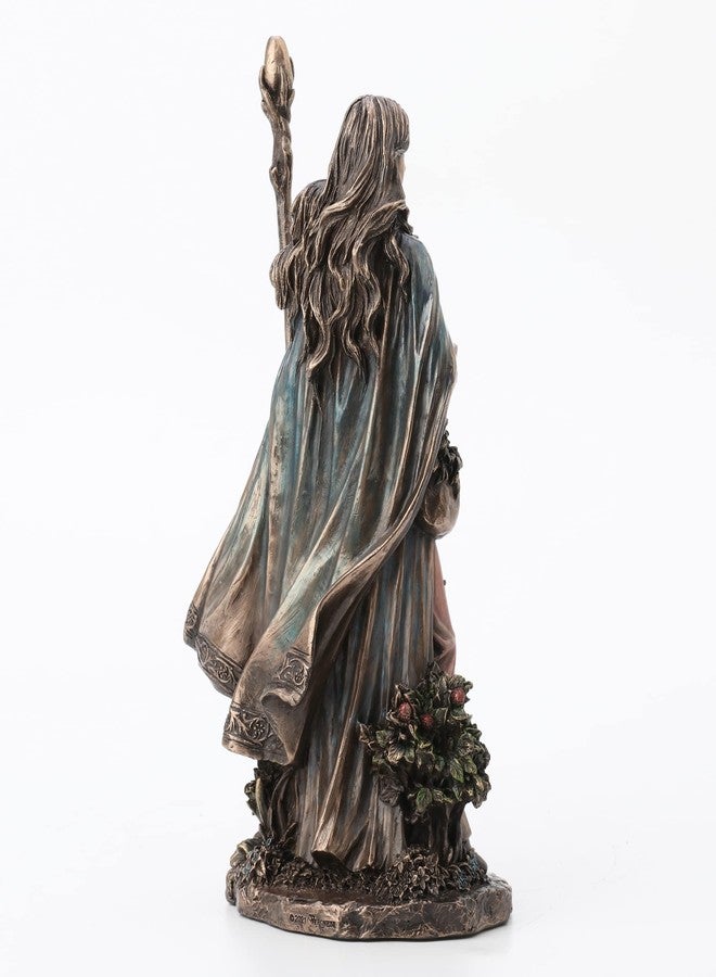 Veronese Design 9 1/2" Eir The Valkyrie of Protection Resin Statue Cast Bronze Finish - Image 5