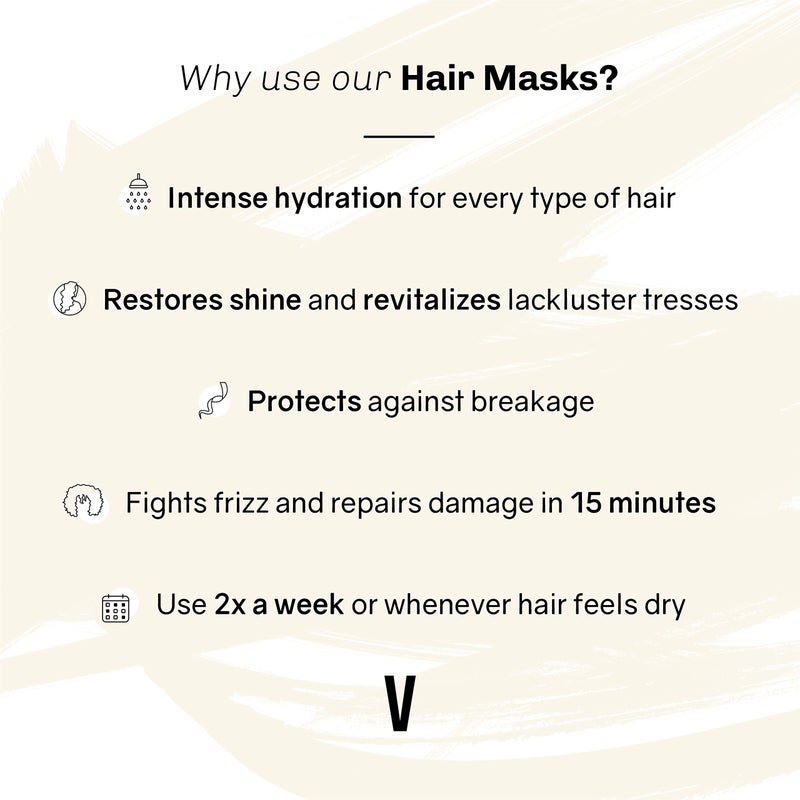 oVertone Haircare The Remedy Colorless Hydrating Mask with Shea Butter & Coconut Oil, Cruelty-Free, 8 oz - Image 5