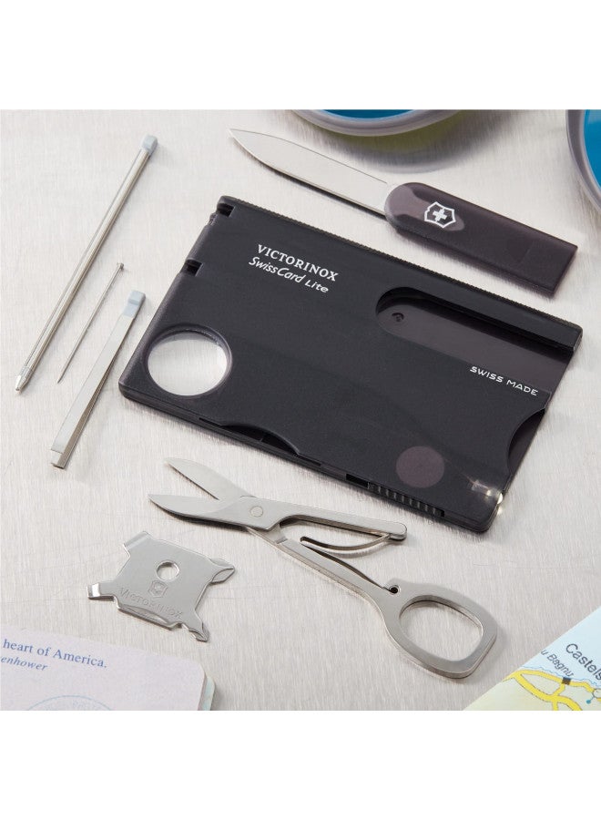 Victorinox Victorinox SwissCard Lite 13 Function Multitool, Onyx  - Image 3