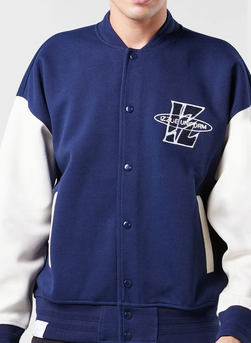 izzue Logo Varsity Jacket