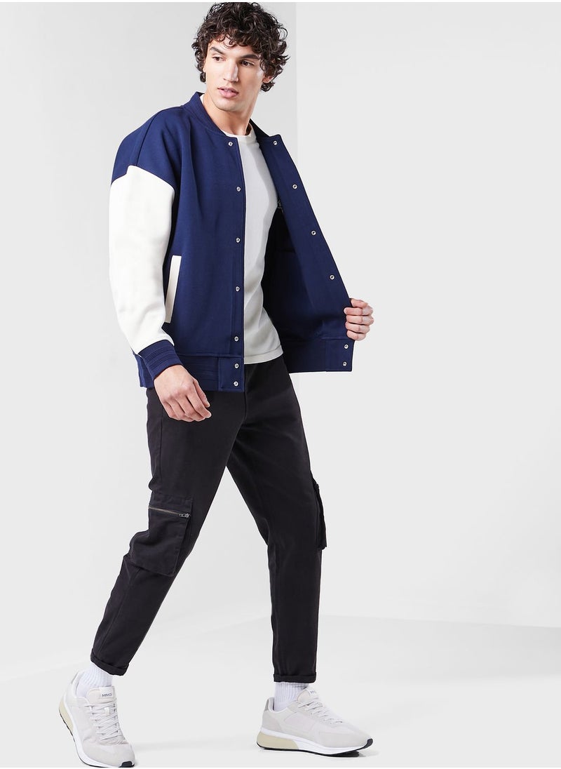 izzue - Logo Varsity Jacket - Image 1