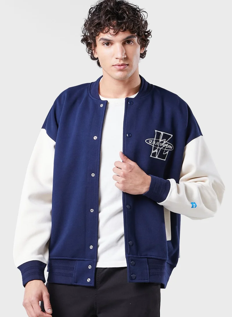 izzue Logo Varsity Jacket