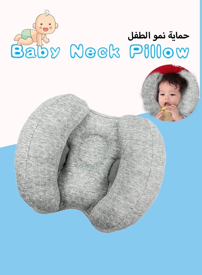 Baby Neck Pillow - Car Headrest Pillow for Toddlers - Adjustable Toddler Headrest Neck Support, Baby Neck Pillow, Travel Pillow Headrest for Car Seat - Image 1
