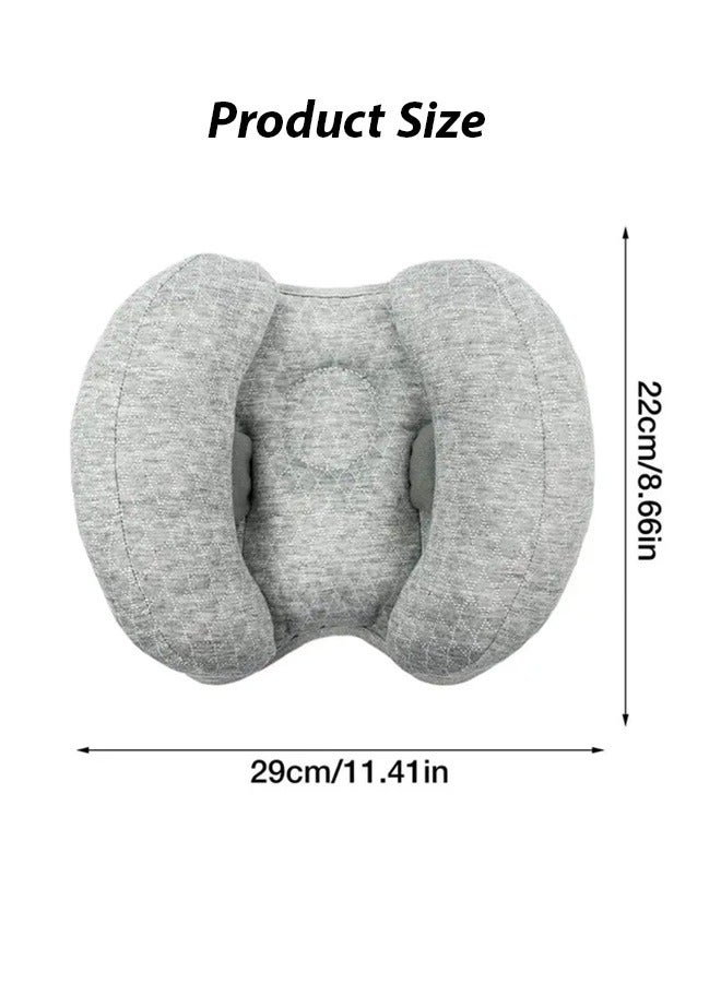 Baby Neck Pillow - Car Headrest Pillow for Toddlers - Adjustable Toddler Headrest Neck Support, Baby Neck Pillow, Travel Pillow Headrest for Car Seat - Image 2