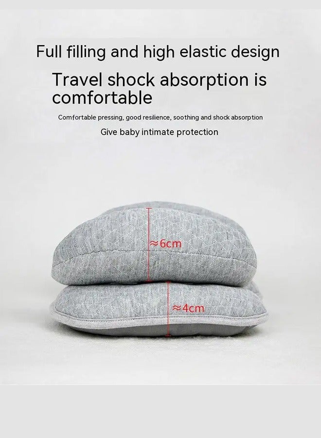 Baby Neck Pillow - Car Headrest Pillow for Toddlers - Adjustable Toddler Headrest Neck Support, Baby Neck Pillow, Travel Pillow Headrest for Car Seat - Image 4