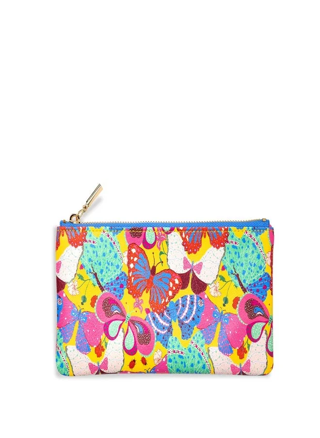 بان دو Pencil Pouch, Berry Butterfly Yellow
