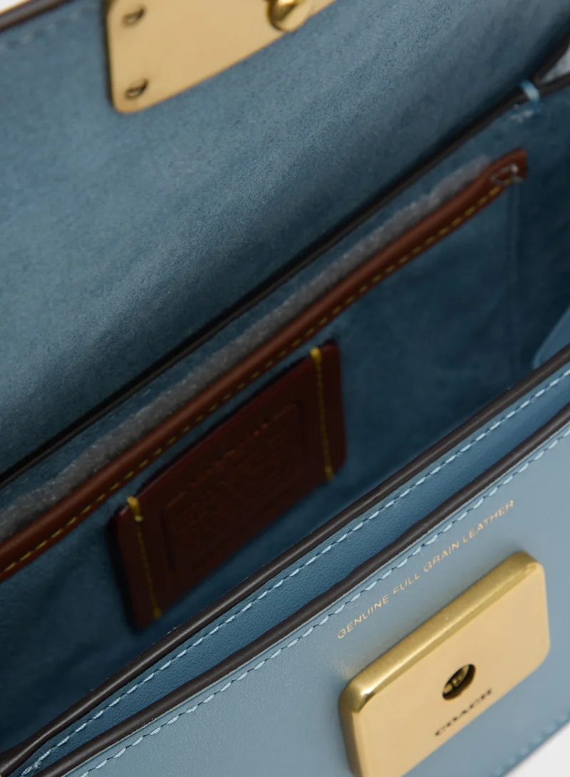 كوتش حقيبة كتف زوي من جلد العجل