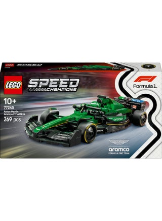 مجموعة سيارة السباق Aston Martin Aramco F1® AMR24 من ليغو® Speed Champions، مجموعة القيادة 77245 - view 2